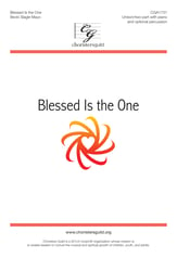 Blessed Is the One Unison/Two-Part choral sheet music cover